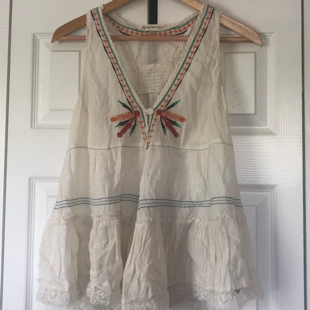 Hippie Laundry flowy boho style racer back tank